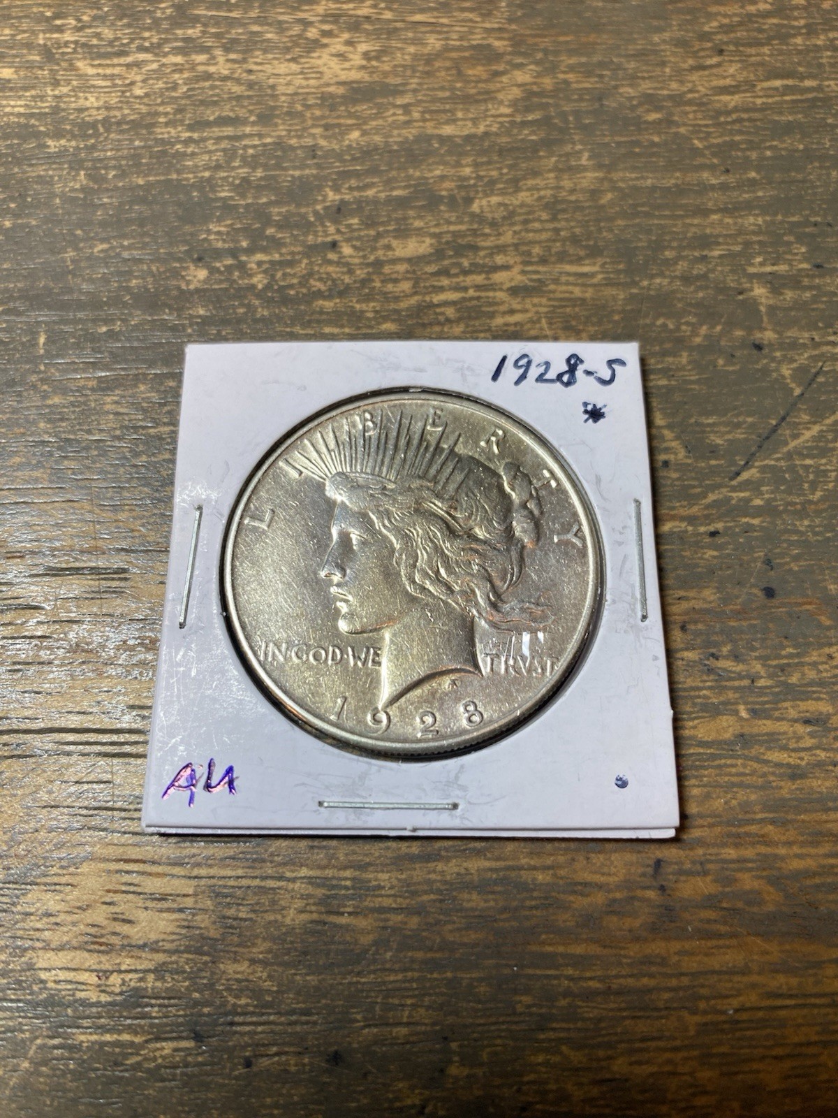 1928 S Peace Silver Dollar Coin Semi-key Date!!