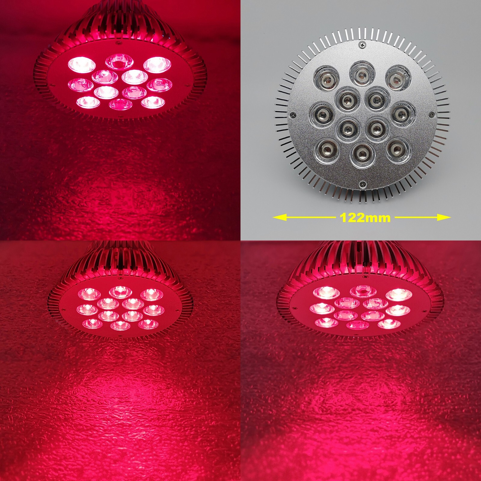 36W PAR38 Red 730nm 830nm 660nm 850nm IR LED Lamp Spot Light Bulb Therapy Plant