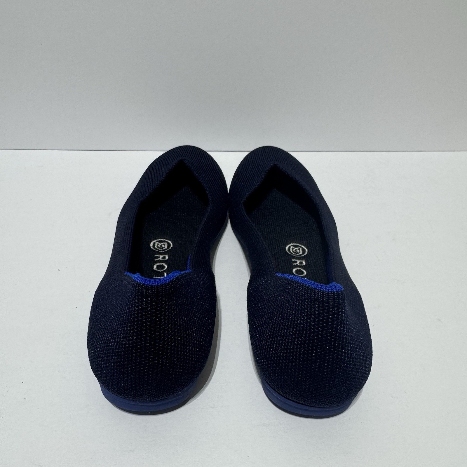 Rothys The Flat Round Toe Navy Solid Size 7 M