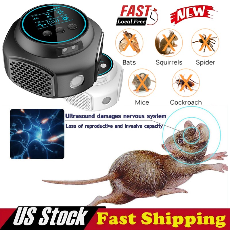 2026 Repellent Mouse Repellent Indoor Ultrasonic Repeller Plug in Pest Insect US