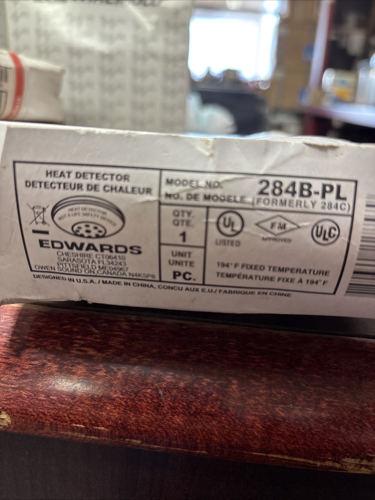 EDWARDS 284B-PL / 284B-PL - Heat Detector