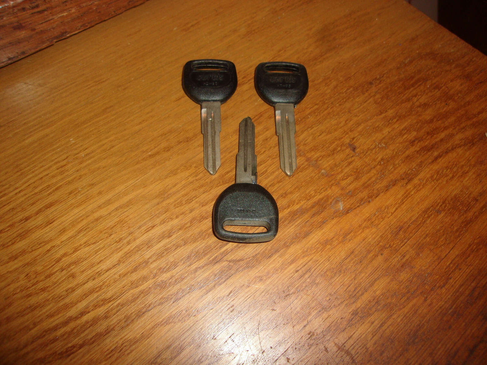 QTY (3) CURTIS PLASTIC HEAD KEY BLANKS HD-98, HD98, X195, HOND-15, HO98, HON55R