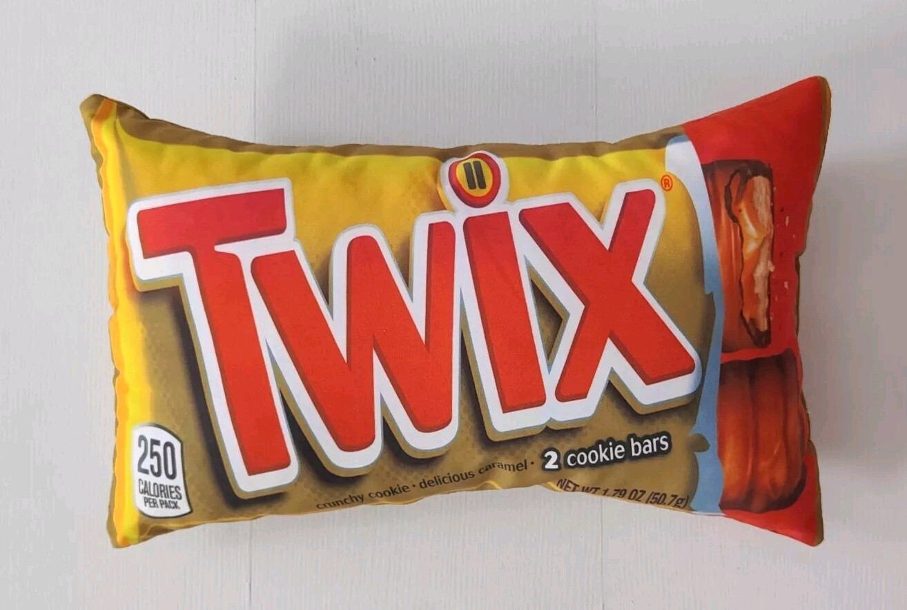 Twix Pillow,Ornament Toys,Novelty pillow,Food shaped pillow,Couch Pillow