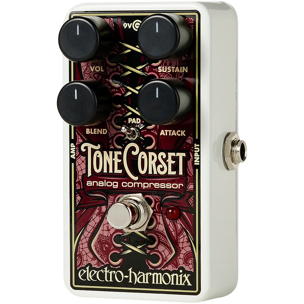 ElectroHarmonix Tone Corset Analog Compressor Effects Pedal