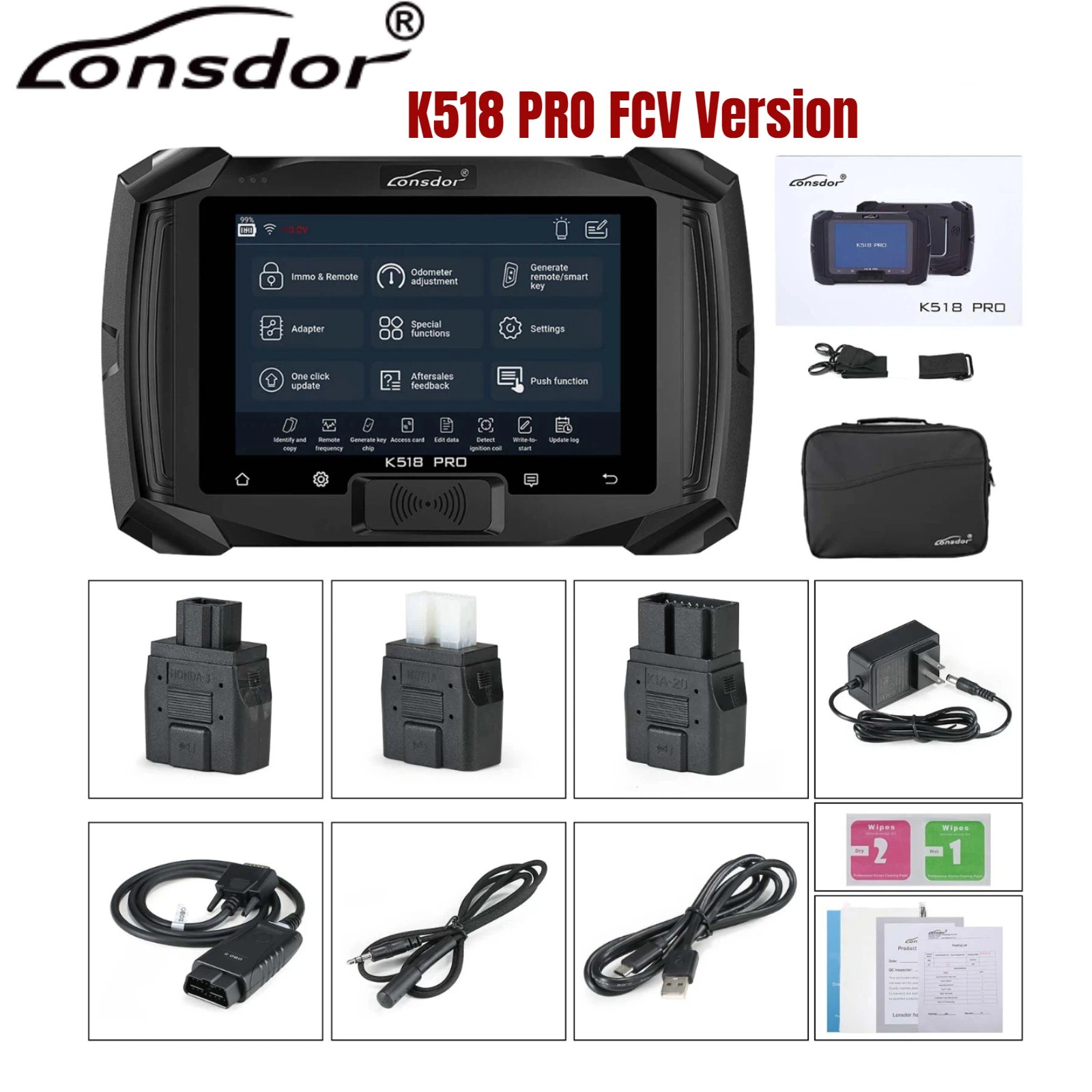 Lonsdor K518 PRO FCV Version Key Progarmmer 5+5 Car Series Lifetime Free Updat