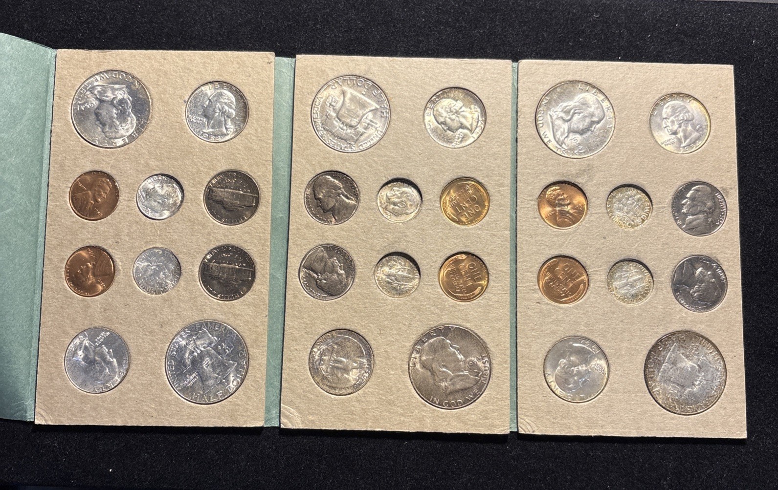 1954 P D S U.S. Mint Double Mint Set Complete Great Condition Item#959