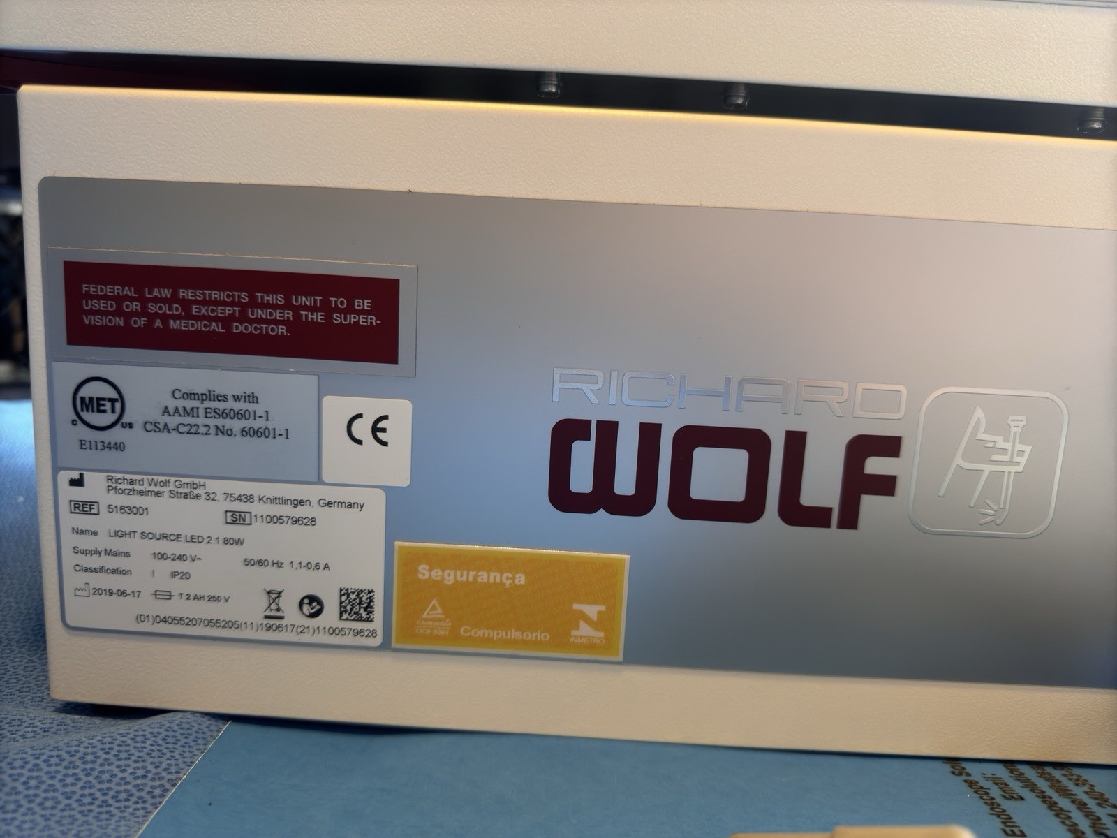 R. Wolf Endocam System Logic Full HD , LED Light Source