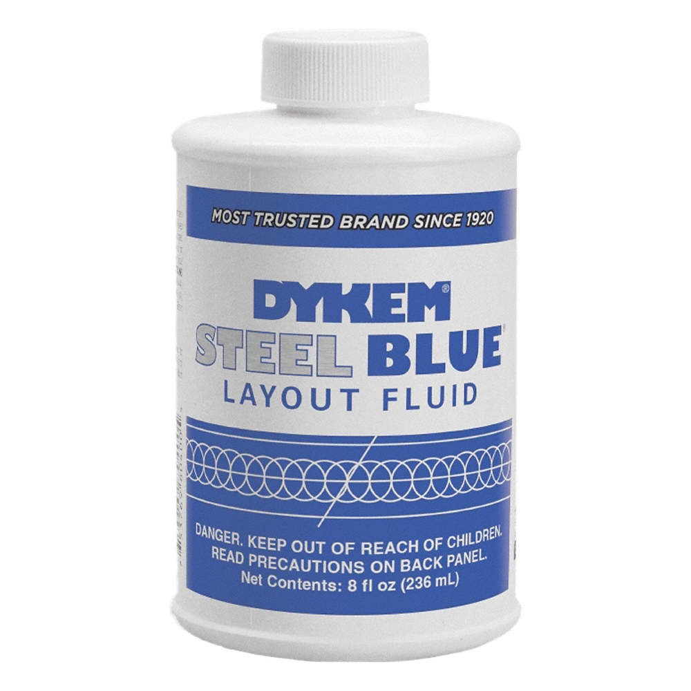 DYKEM 80400 Layout Fluid,Blue,8 oz. Bottle 378U72