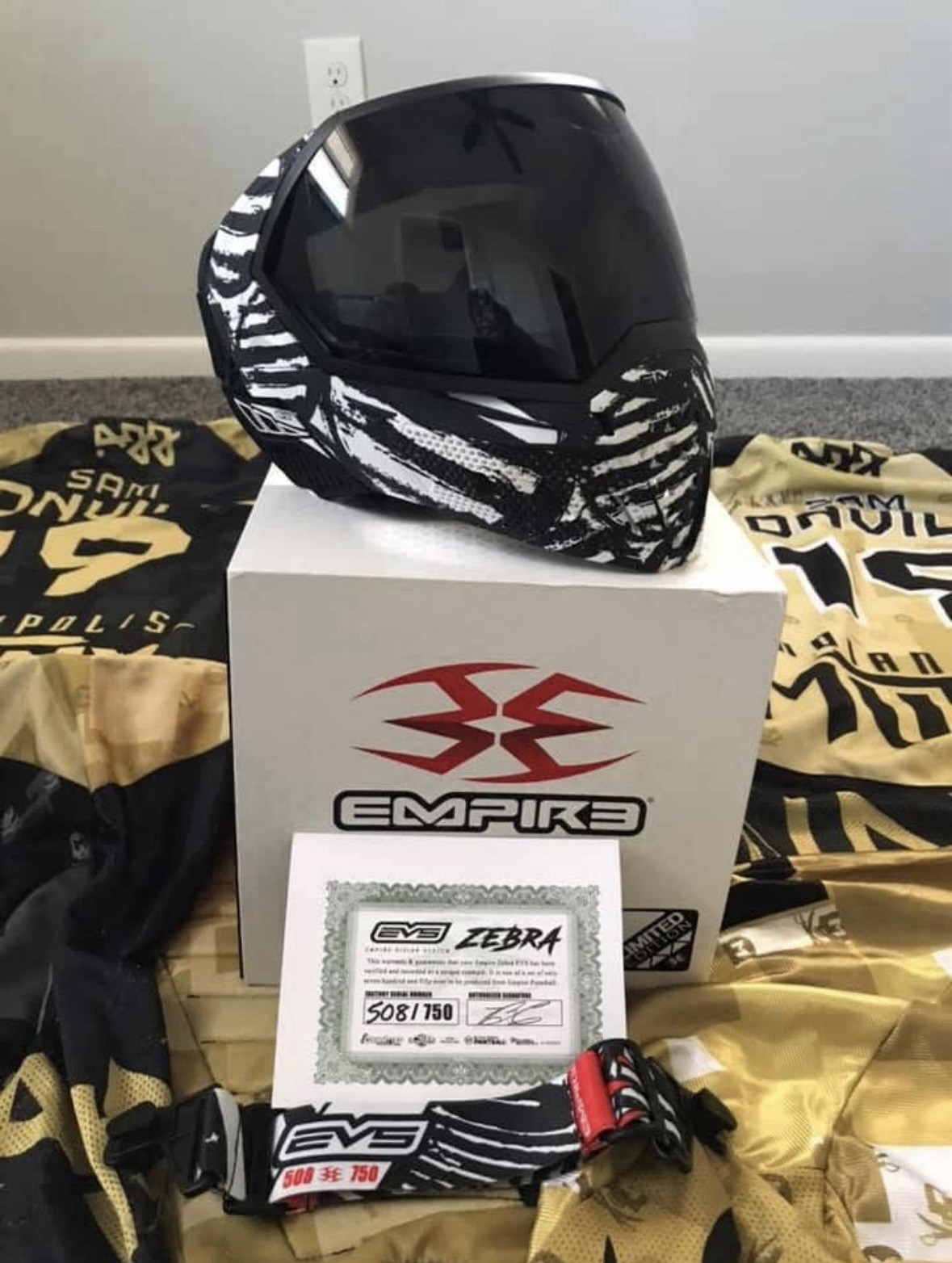 Empire EVS Zebra 🦓 *NEW* Rare paintball mask