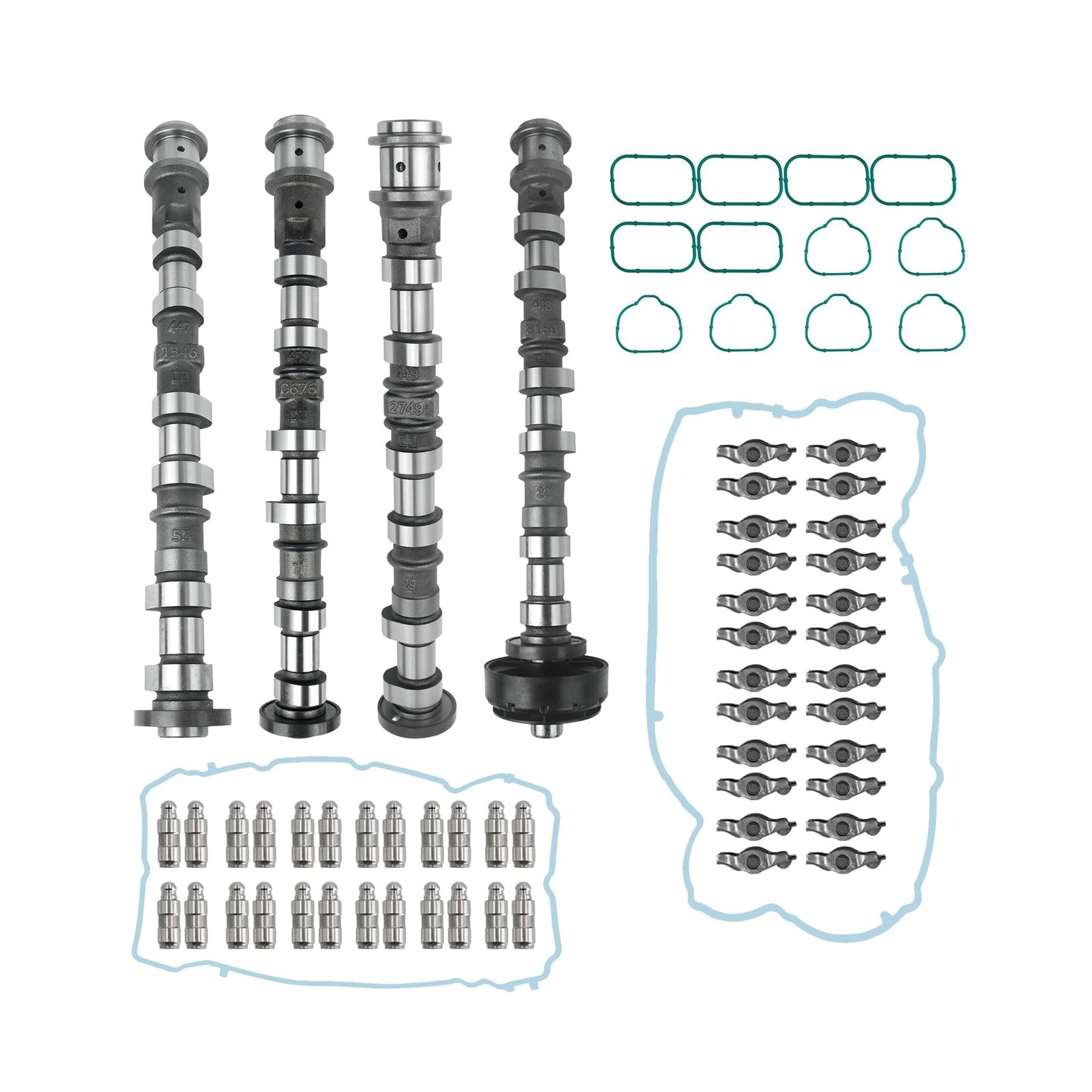 Engine Engine Camshafts Rockers Arm Lifters Kit Replacement for Jeep Wrangler...