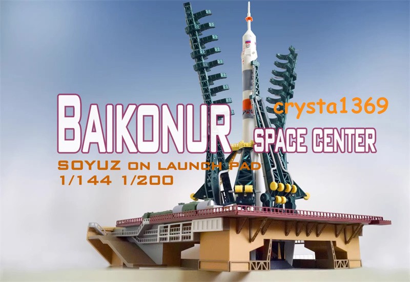 1/400 1/200 1/144 CCCP Soyuz A2 Baikonur Kazakhstan Launch Spacecraft 3D Model