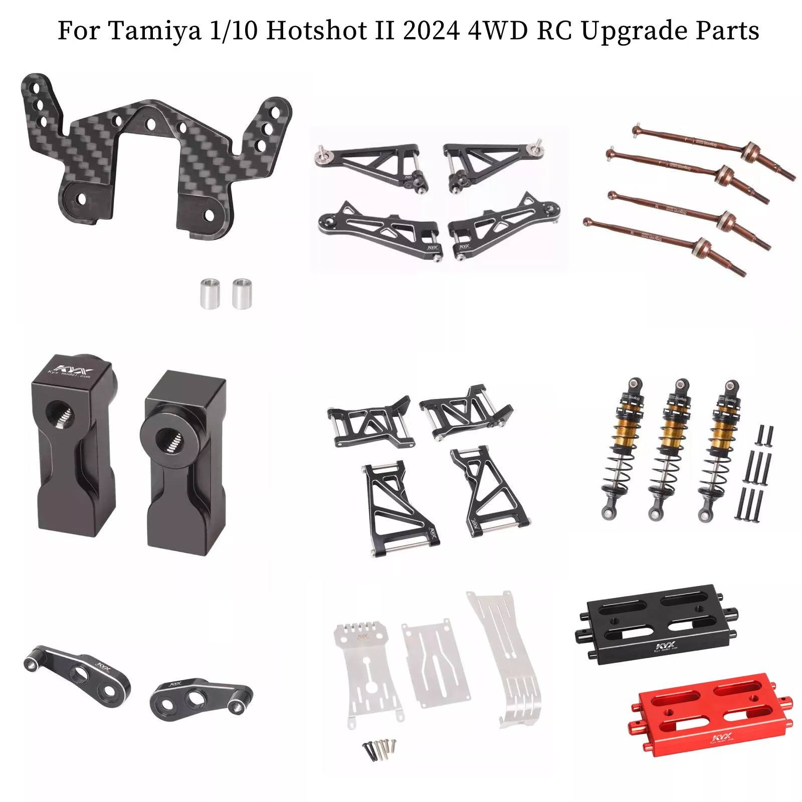 For Tamiya 1/10 Hotshot II 2024 4WD RC Car Refit Spare Parts Upgrade Accessories