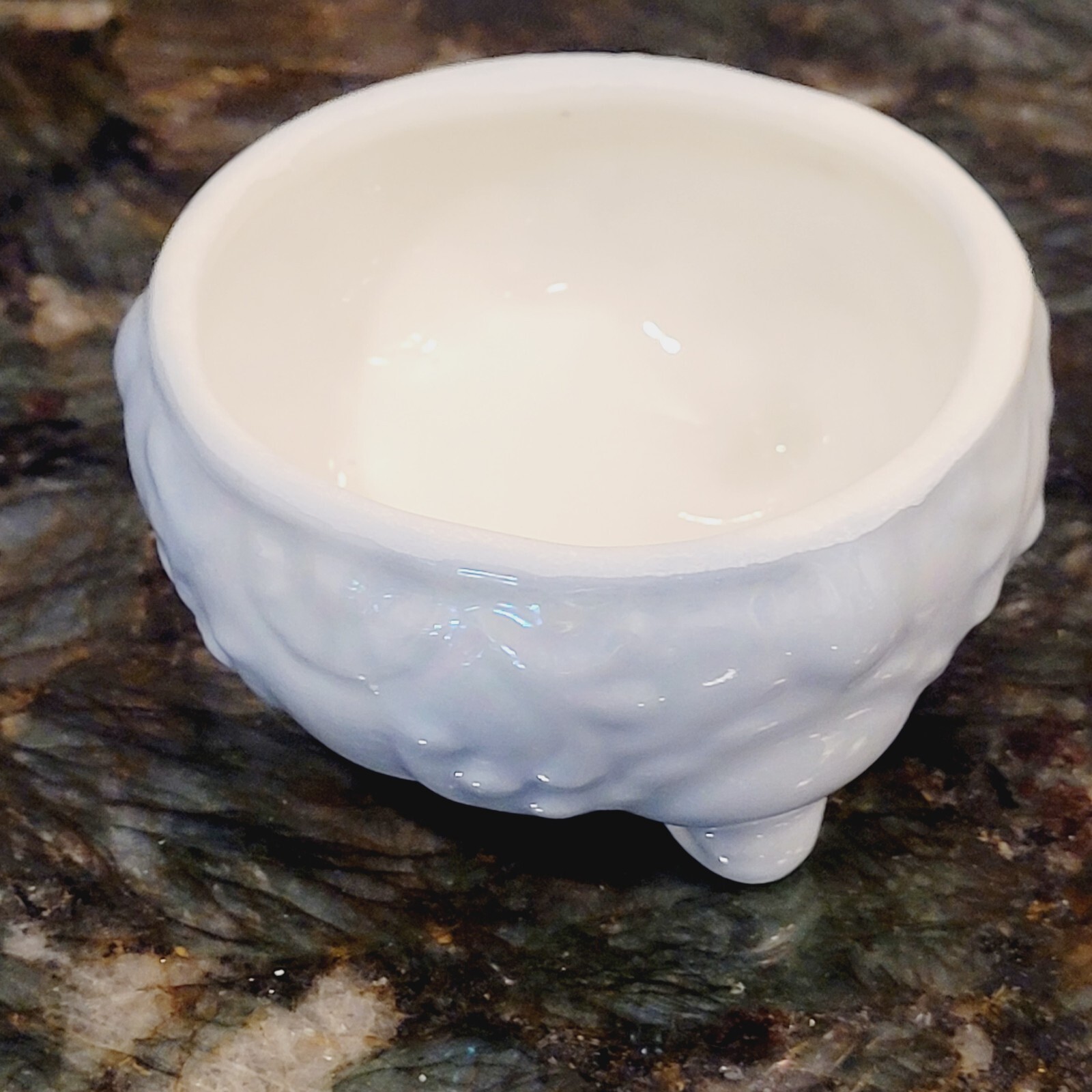 Ceramic Whimiscal Double Dolphins Lidded Trinket Box