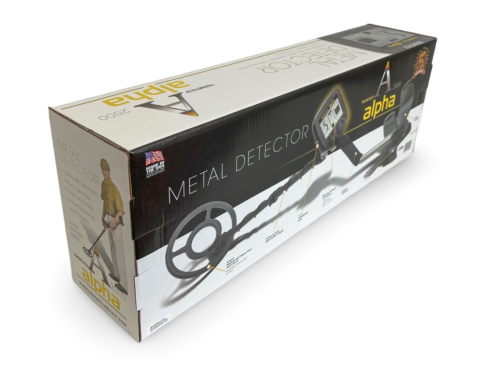 Teknetics Alpha Metal Detector | 8" SearchCoil