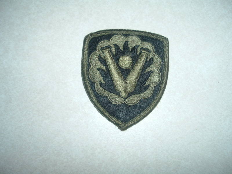 MILITARY PATCH US ARMY 59TH ORDINANCE BRIGADE SUBDUED SEW ON