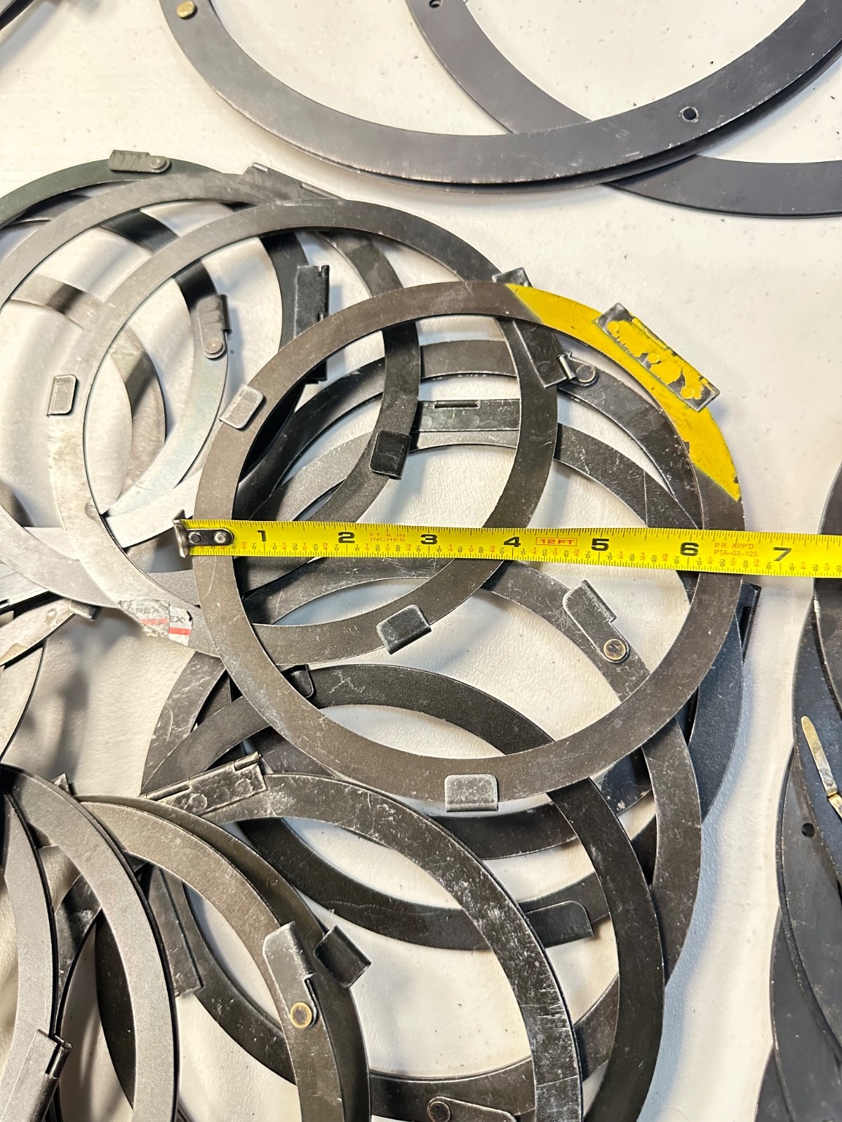 Gel frames for film or stage lights, a variety of sizes