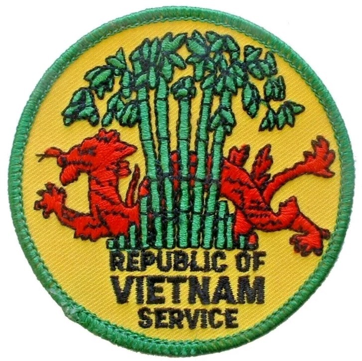 VIETNAM REPUBLIC OF SOUTH VIET NAM Embroidered Shoulder Patch 3" Iron-On (0048)