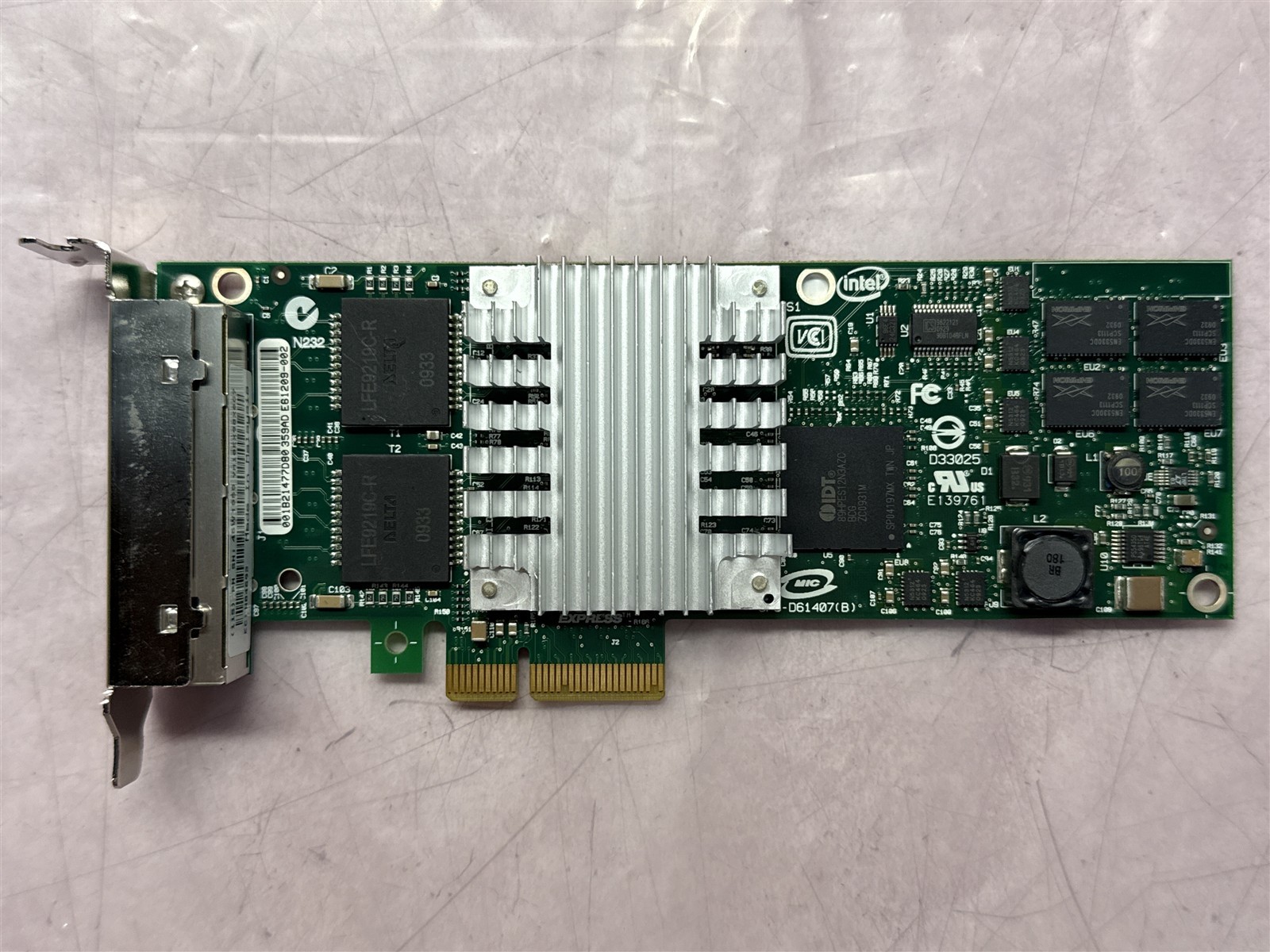 IBM 45W1959 INTEL EXPI9404PTL PRO/1000 PT QUAD PORT PCI-E SERVER ADAPTER