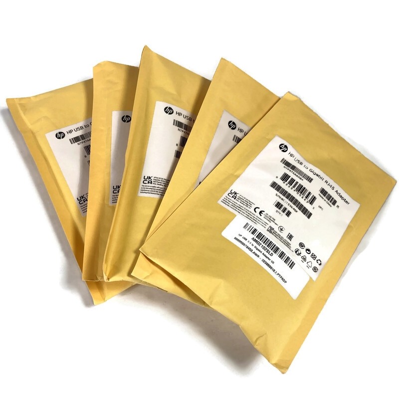 Lot of 10 HP N7P47AA#ABA USB 3.0 to Gigabit RJ45 Ethernet Adapter Cable - New