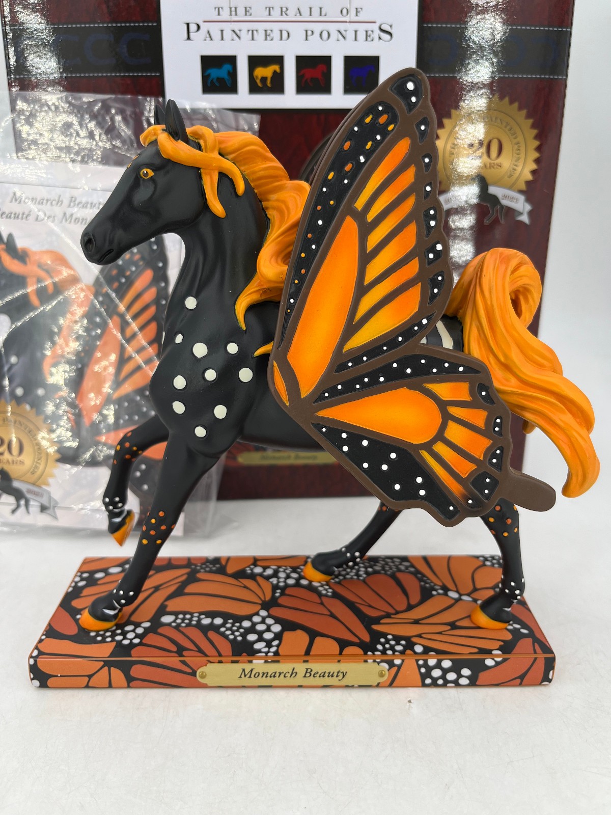 Department 56-Trail of Painted Ponies- Monarch Butterfly 7.5" - #6013970