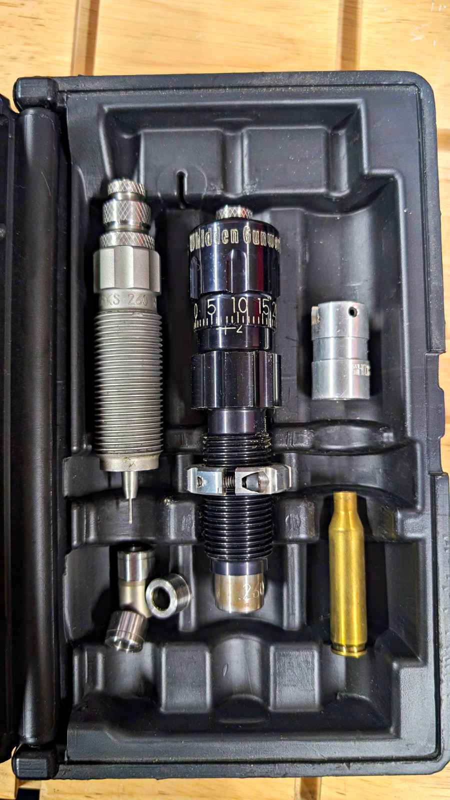 Whidden Gunworks .260 Remington Reloading Dies Set for Rifle