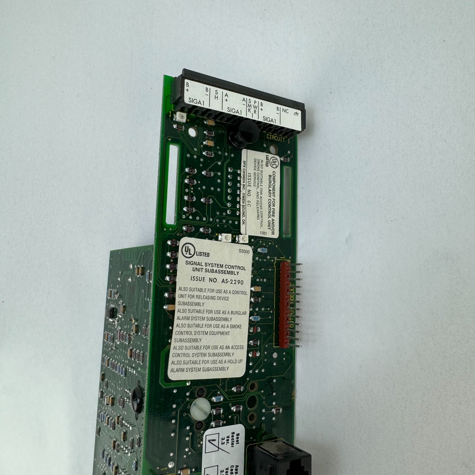 EST Edwards 3-SSDC Single Loop Controller & Eastar VE 2424 Fire Alarm System