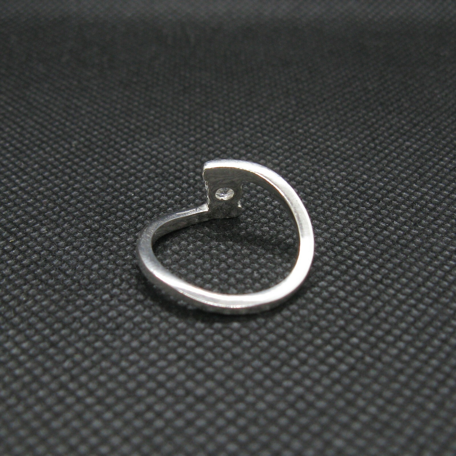 Genuine Sterling Silver Solitaire Ring Solid Hallmarked 925 4.5mm Cubic Zirconia