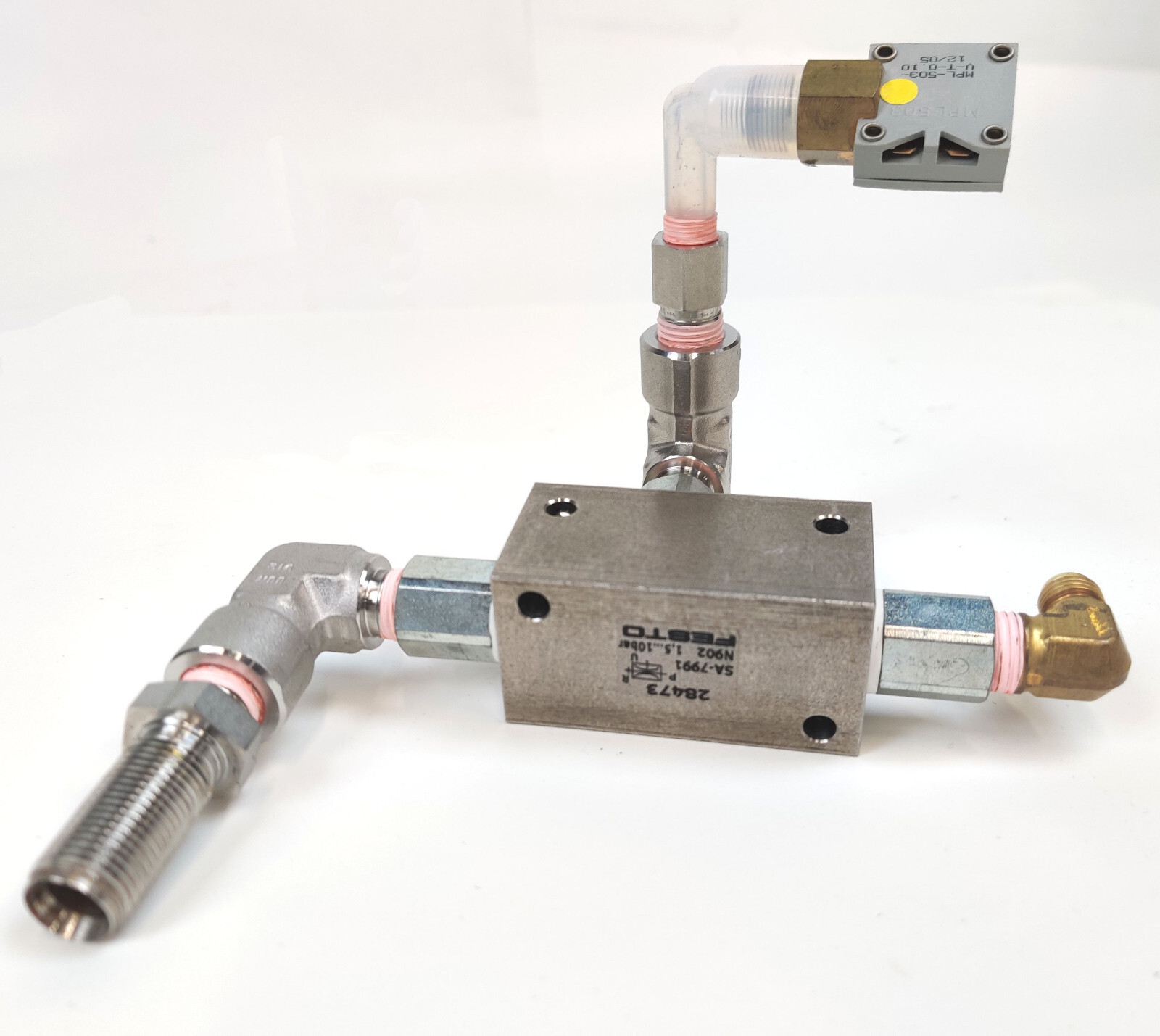AB MDS Sciex API 150EX Pneumatic Valve SA-7991 28473 with Pressure Sensor