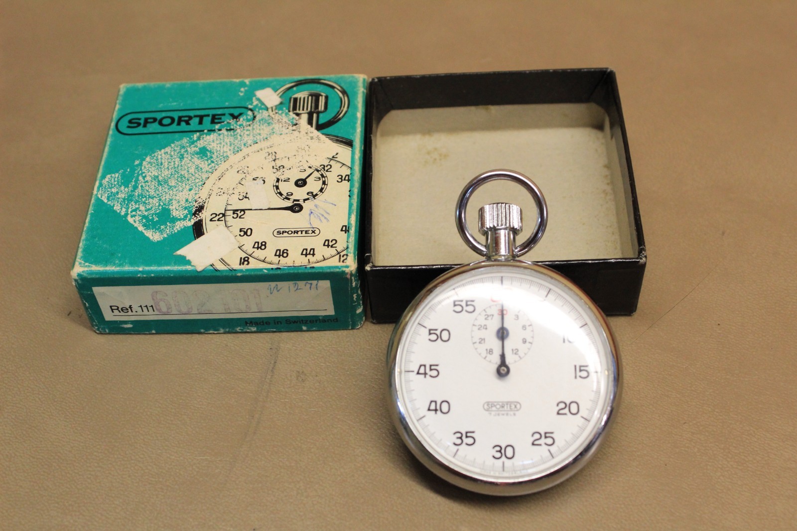 Sportex stopwatch  vintage 7 Jewel 30 minute
