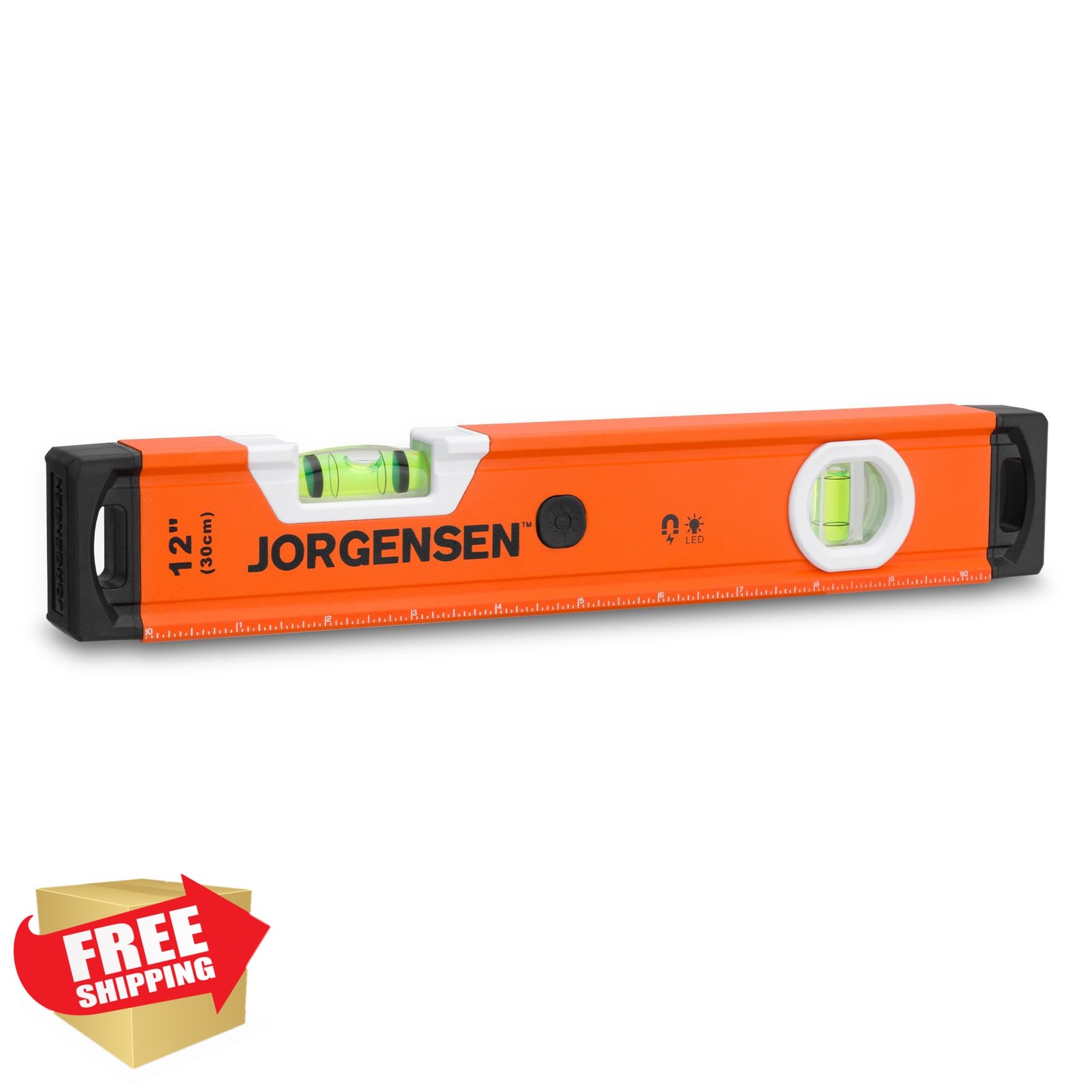 Jorgensen 12 inch LED magnetic box level