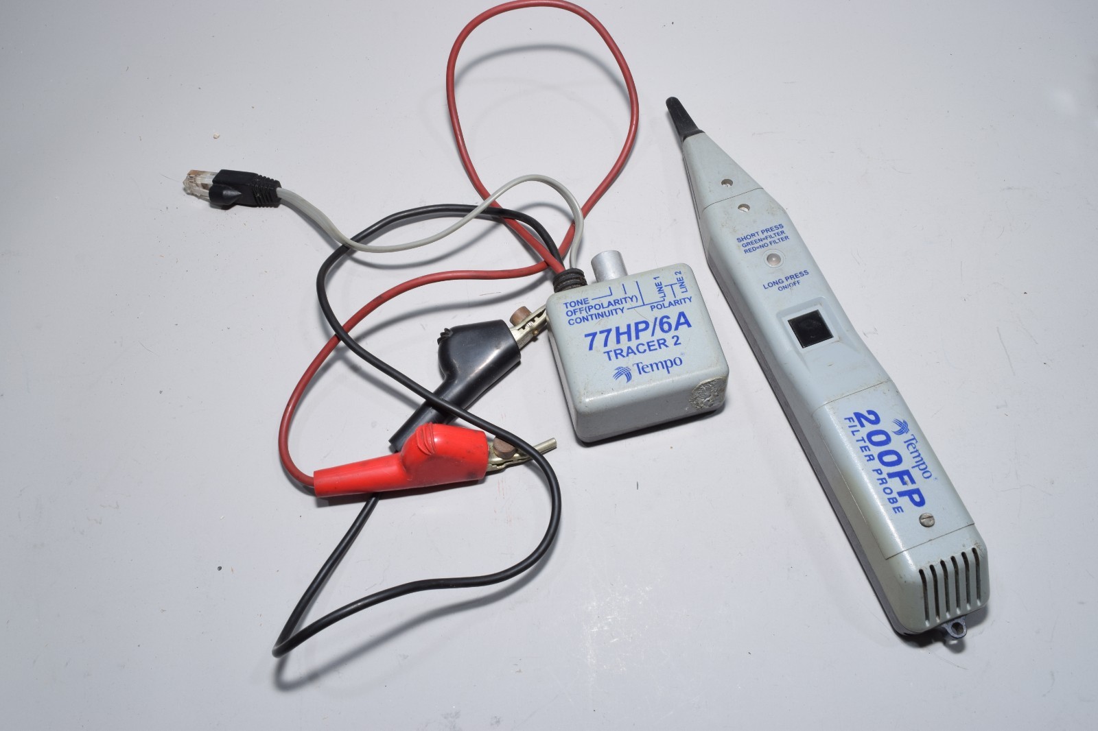 Tempo 200FP Filter Probe with 77HP Tracer 2 Toner / Tracing Kit Preowned 5656