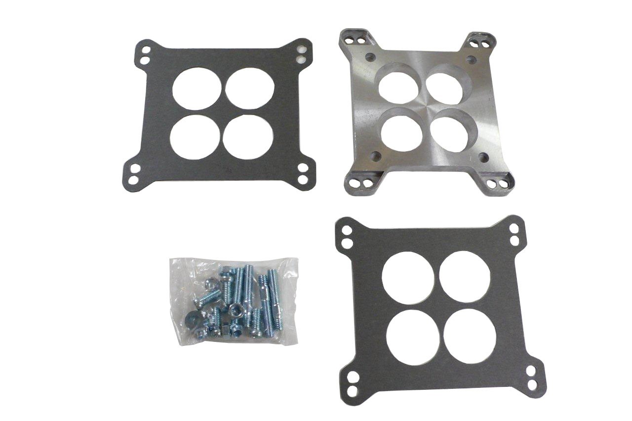 Aluminum Holley AFB 4bbl to Small 4bbl Adapter Small to Large Carburetor intake