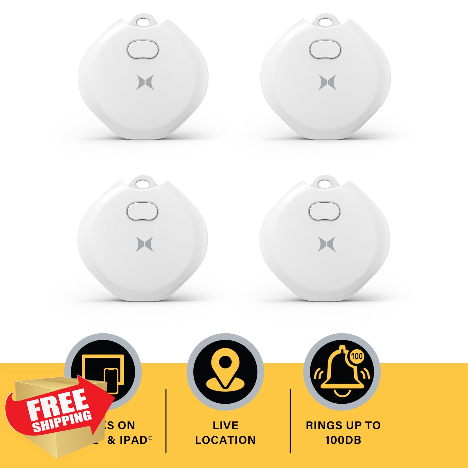 XTREME Air Tracker Tag 4 Pack