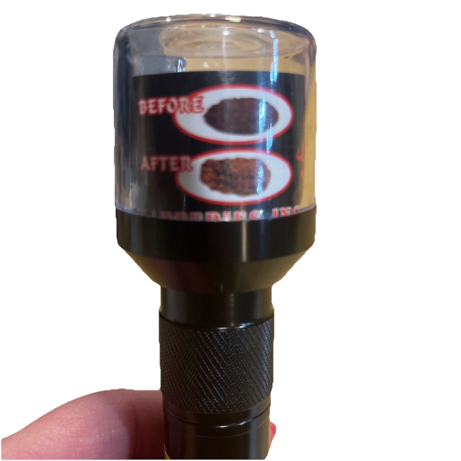 Electric Grinder, Creative Flashlight Shape, A Good Tool for Crushing Tobaco