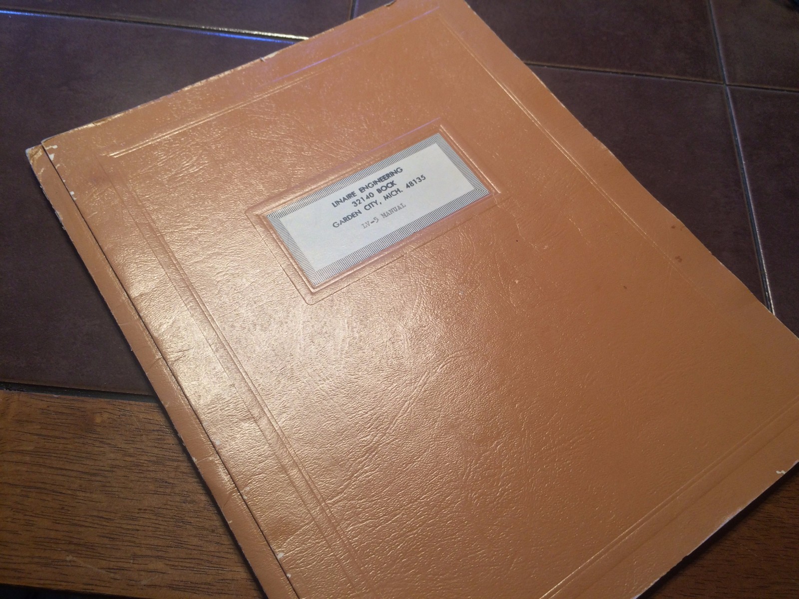 LinAire Nav Test Panel Model LV-5 Install, Operation, Service & Parts Manual