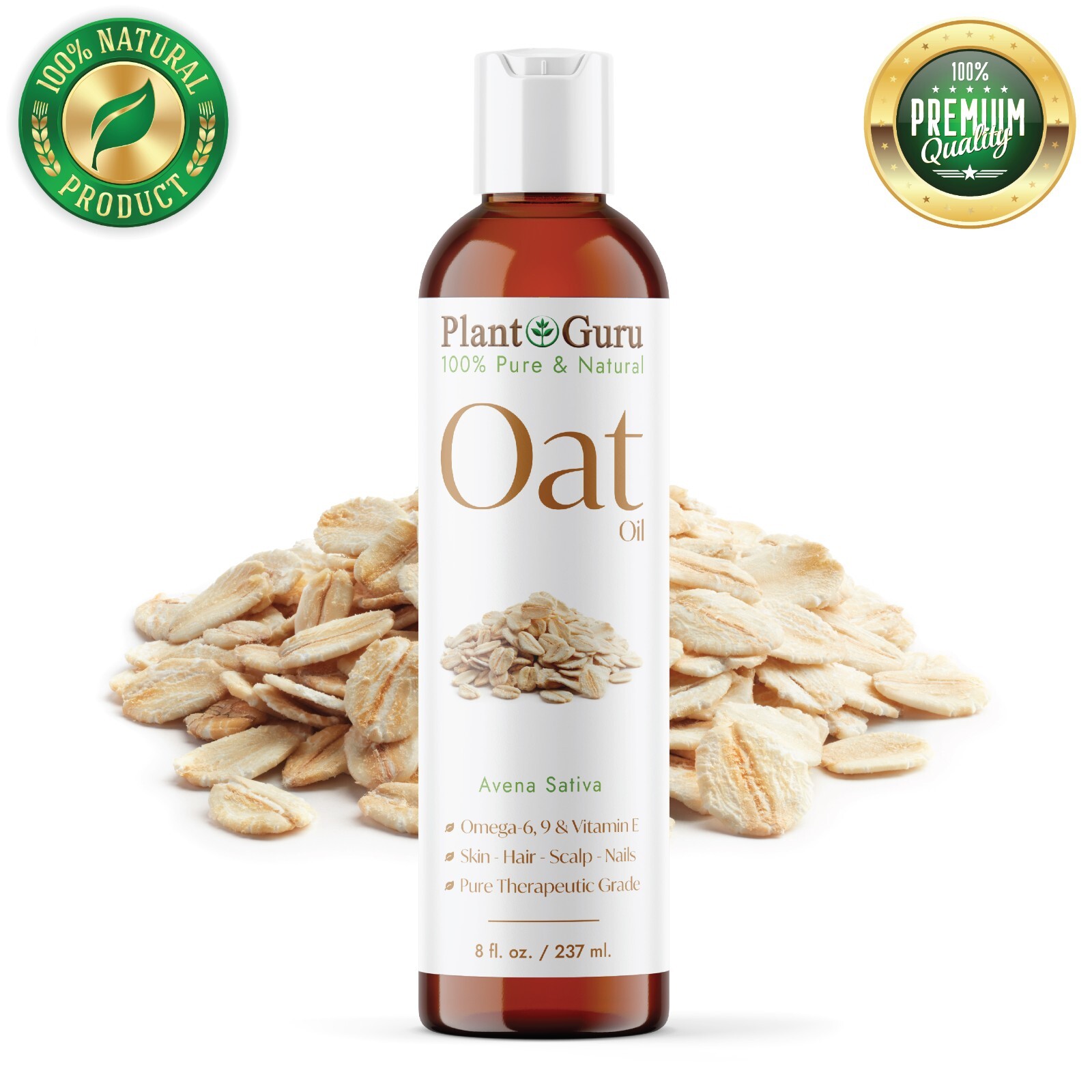 Oat Oil 8 oz. 100% Pure Natural Carrier