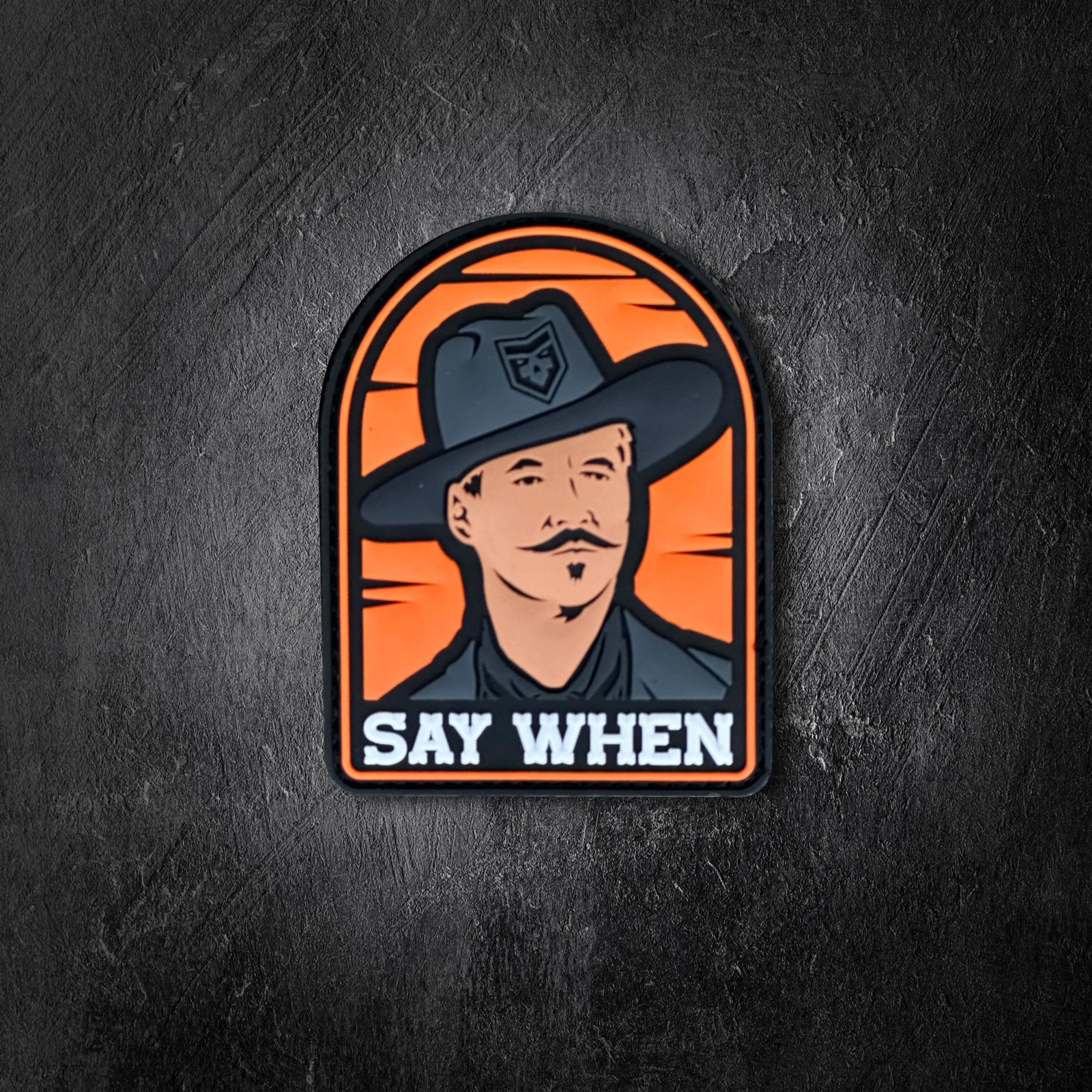 Say When PVC Patch