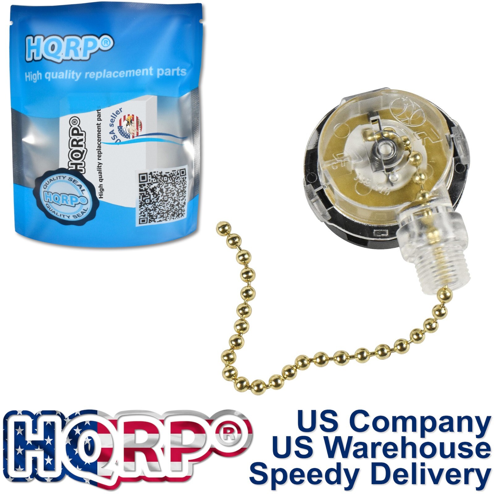 Ceiling Fan Pull Chain 3-Speed Control Switch for Angelo Brothers Ceiling Fan