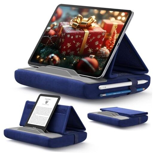 Tablet Pillow Stand, Tablet Stand Standard (for 4-10.9" devices) Navy Blue