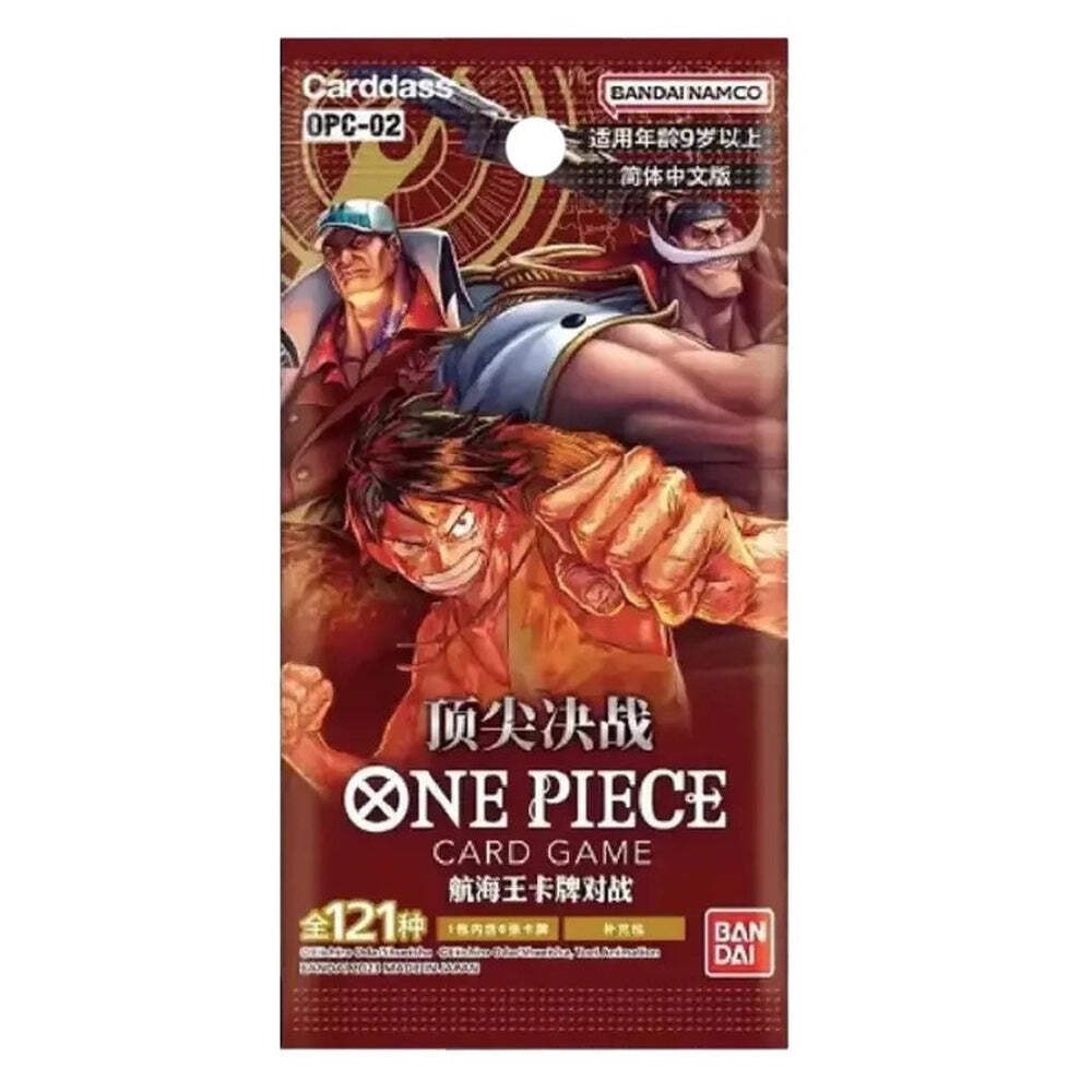 One Piece TCG Simplified Chinese Paramount War (OPC02) Booster Pack - Sealed