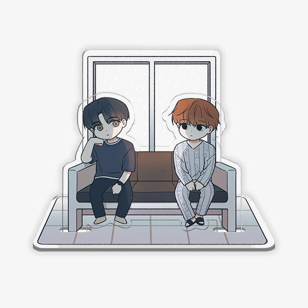 Webtoon MD [ Between the Stars 별별사 ] Acrylic Diorama (Hyesung&Taeyang) (PFOX63)