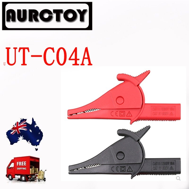 Multimeter Test lead probes Alligators clips UNI-T UT-C05 UT-C04A 4mm female plu