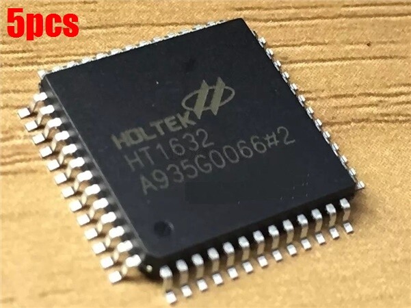 5Pcs HT1632C QFP52 Holtek Driver Chip Of Led Dot Matrix Unit Board 256Khz yb