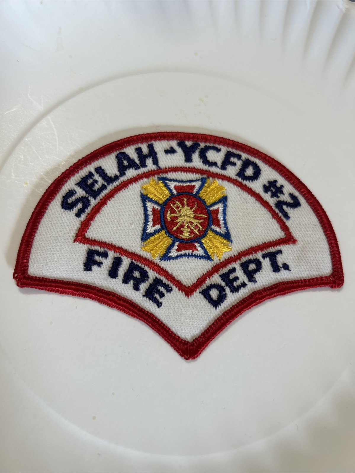 Vintage Fire Station Patch Selah YCFD #2 Yakima WA Dept Engine Firefighter