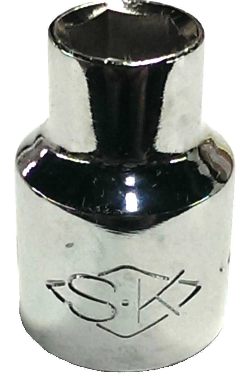 SK Tools 6pt 8mm Standard 3/8" Drive Socket Chrome 22208 *Made In The USA*