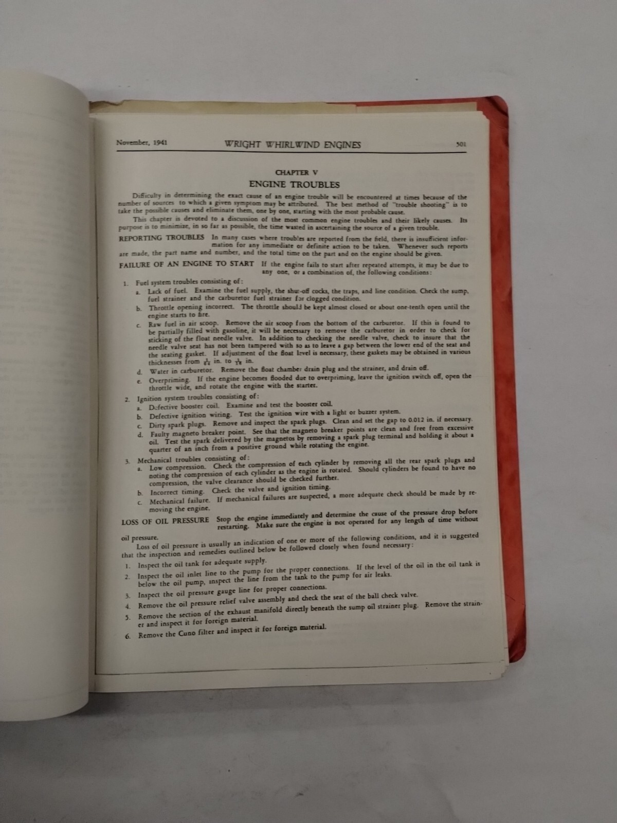 Wright Whirlwind Tank Engine Model R-975EC-2 Instructions for Inst & Ops & Maint