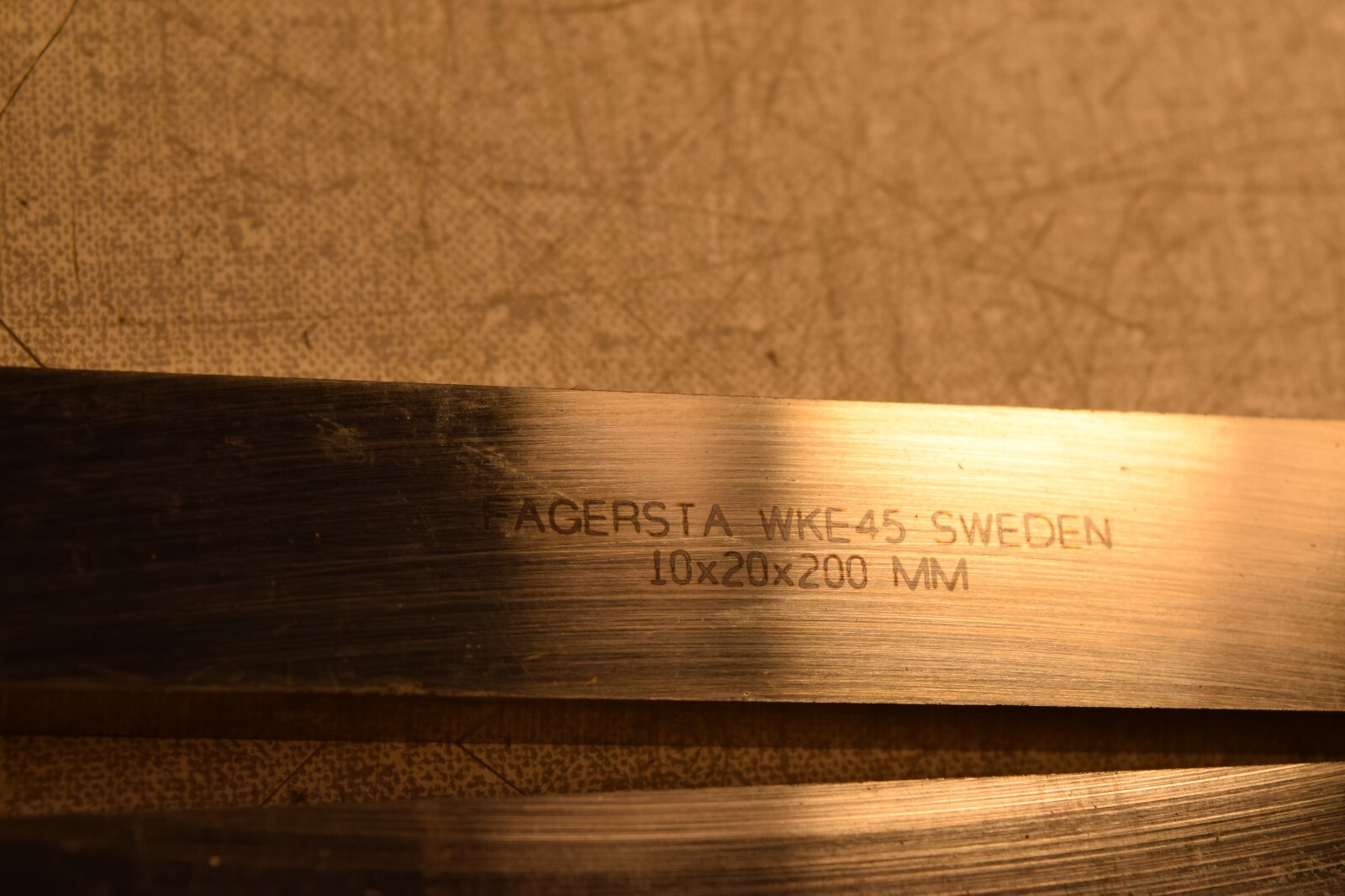 Fagersta Seco WKE45 10x20x200MM Blank Tool Bits Lot of 4