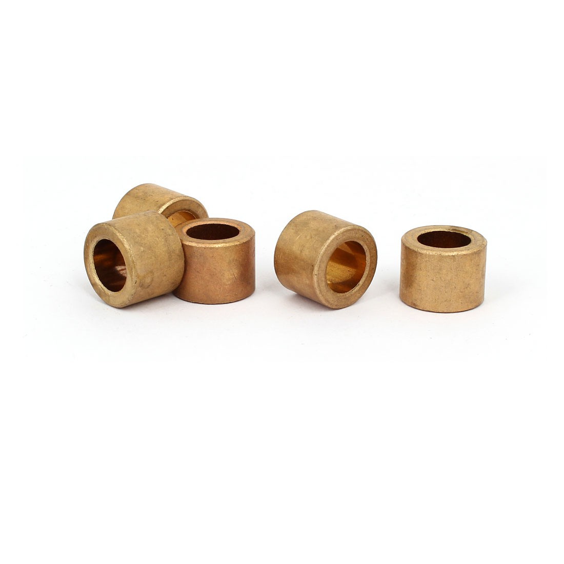 10mm x 16mm x 12mm Self-lubricating Bushing Sleeve Brass Bearings 5PCS