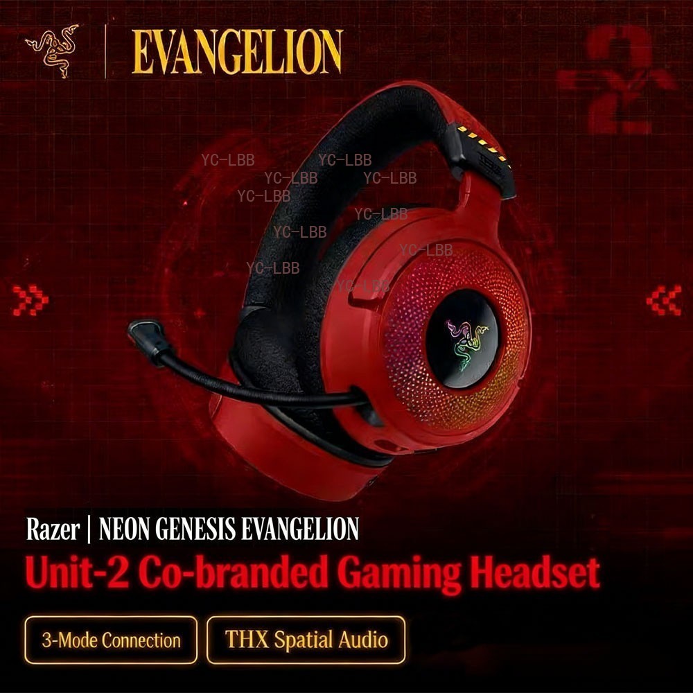 Razer x EVANGELION EVA Kraken V4 Wireless Headset Headphone No.2 Limited Edition