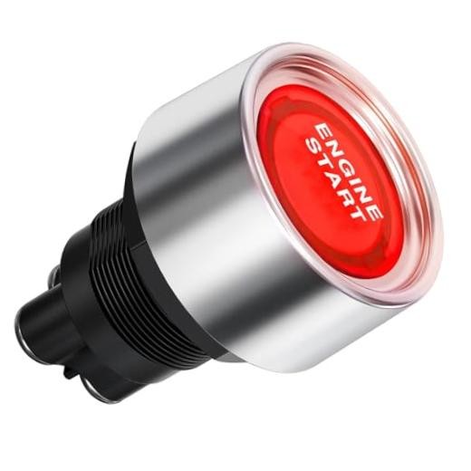 Gebildet Universal 12V-24V/50A SPST Momentary Red-engine Start Stop Button